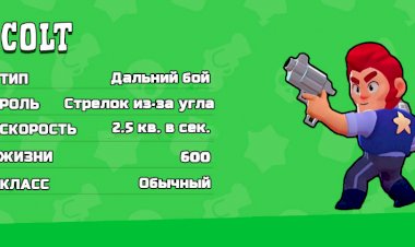 Как играть Кольтом (Colt) в Brawl Stars и стрелять из револьверов
