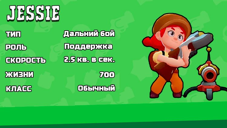 Как играть Джесси (Jessie) в Brawl Stars и ставить турель правильно